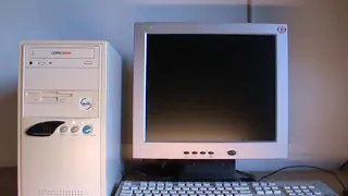 Windows 95 startup in the year 2021 with startup sound
