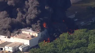 WATCH LIVE: Extra-alarm fire at chemical plant in Rockton, Ill.