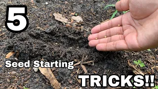 5 Seed Starting TRICKS!🌱✨🪴S:1,Ep.57//Ultimate Gardening