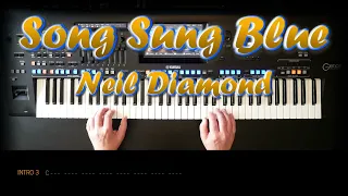 Song Sung Blue - Neil Diamond, Cover, eingespielt mit titelbezogenem Style auf Yamaha Genos.