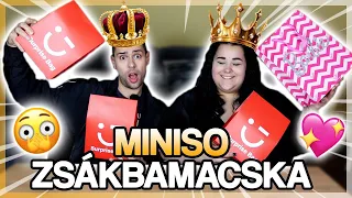 $ KATASZTRÓFA MINISO ZSÁKBAMACSKA NYITÁS BARBIVAL 😡❤️ $