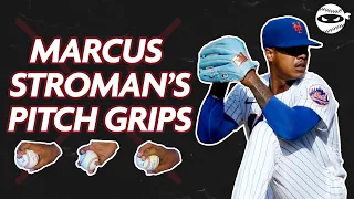 MARCUS STROMAN REVEALS HIS PITCH GRIPS | PitchingNinja