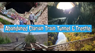 Turkey day 2020 Adventure: Abandoned Clarion Train Tunnel & Trestle