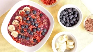 Berry Smoothie Bowl Recipe - Laura Vitale - Laura in the Kitchen Episode 1011