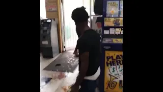 Store Owner Smashes A Bottle On A Customers Head For Talking Ish! LOL Dzzamnm