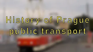 The history of Prague public transit