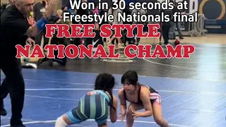 Pin under 1 min |Women’s Nationals|FREESTYLE NATIONALS champ| Herra rose The Last Dragon 🐉