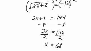 2.Extraneous solution when solving radical equations