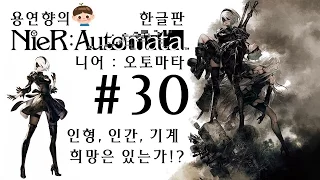 니어 오토마타 한글판 제 30화 [1080P 60FPS] 용연향 2B짜응 하악하악 실황 Nier : Automata