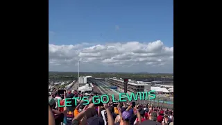 Lewis Hamilton's Fan Reaction at US Grand Prix Start | #USGP | Extra