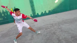 fronton pelota dura Stitch y Güero de C.U vs Kevin y Lepra en el Frontón Don Chava