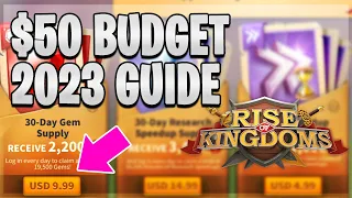 Low Spender Budget $50 Monthly 2023 Guide | Rise of Kingdoms