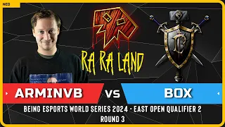 WC3 - [ORC] ArminVB vs BoX [HU] - Round 3 - Being Esports World Series 2024 - West Open Qualifier