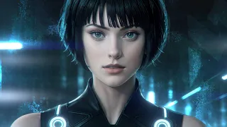 Quorra: Focus Tron Ambient Music - Cyberpunk / Blade Runner - Relaxing for Work, Study and Sleep