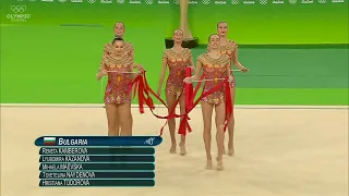 Olympic Games Rio 2016 - Rhythmic Gymnastics Group-Final - Bulgaria Last Routine 2x Hoops + 6x Clubs