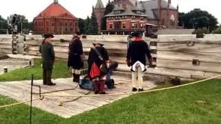 Firing the Canon at Fort Stanwix New York Rome