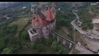 Corvin Castle, Castelul Corvinilor, Hunedoara - August 2015 - DJI Phantom 4k