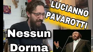 METALHEAD REACTS| Luciano  Pavarotti - Nessun Dorma (The three tenors Concert 1994)