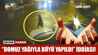 ''Domuz yağıyla büyü yapıldı'' iddiası!