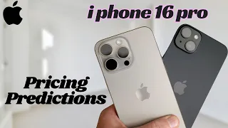 iPhone 16 Pricing Predictions : What to Expect  !!!!!!!!..........