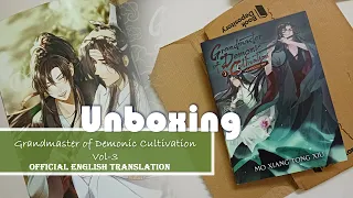 Unboxing Mxtx- MDZS vol-3 (The Grandmaster of Demonic Cultivation)