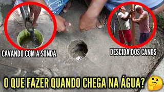 O QUE FAZER QUANDO O POÇO DA ÁGUA? (PASSO A PASSO COMPLETO)