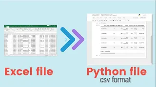 Import Excel file csv and xlsx into Python
