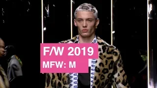 Versace Fall/Winter 2019 Men's Highlights | Global Fashion News