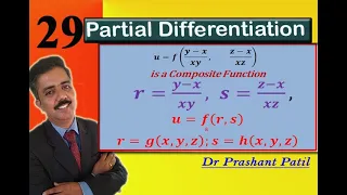 Composite Function | 𝒇((𝒚−𝒙)/𝒙𝒚, (𝒛−𝒙)/𝒙𝒛) | Chain Rule |Partial Differentiation | Dr Prashant Patil