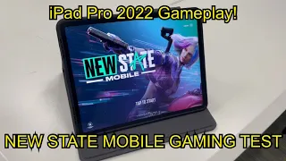 M2 iPad Pro 2022 PUBG New State Mobile Gaming Test