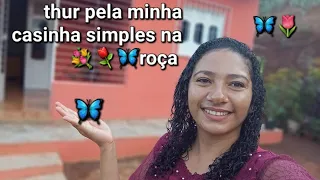 Olá hoje vim mostrar pra vocês a minha casinha 🏡 simples na roça 🌵🤗