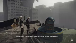 Nier: Automata - Side Quest - Speed Star Mission 1, 2 & 3 (All Completed)