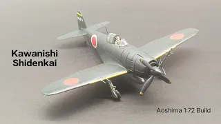 Kawanishi NIK3-Ja Shidenkai Build - 1:72 Aoshima