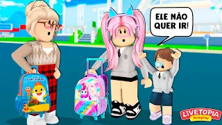 ROTINA DE VOLTA ÀS AULAS!  Family Roleplay Livetopia- ROBLOX