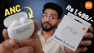 Redmi Buds 5A Unboxing | 25db ANC At Just Rs 1,499/- 🤩 | Tech Unboxing 🔥