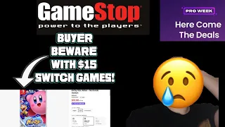 *BUYER BEWARE* GameStop Pro Week October 2023 RANT About Nintendo Switch "NEW GAMES"