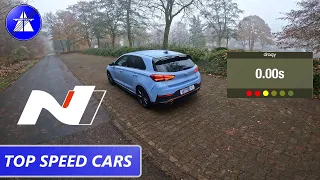 Hyundai i30 N TOP SPEED DRIVE ON GERMAN AUTOBAHN / Dragy acceleration 100-200 km/h *HQ SOUND