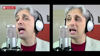 How To Sing a cover of Don't Let Me Down Beatles Vocal Harmony - Galeazzo Frudua