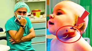 Little Girl Kept Scratching Her Neck - DOCTORS WERE SHOCKED WHEN THEY LOOKED CLOSELY
