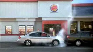 Burger King Steakhouse Commercial - Guy Rams Car