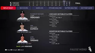 MLB The Show 21 White Sox Vs Astros Game 2 Division Series