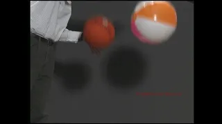 Fall of a Basketball and a Beach Ball