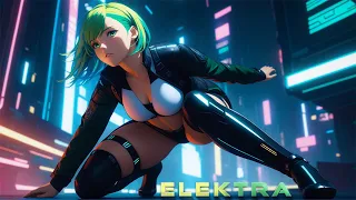 Elektra - 80's Synthwave music - Cyberpunk electro arcade mix ~ Synthpop chillwave