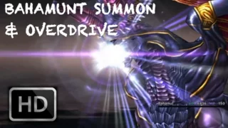 Bahamunt Aeon Summon Scene & Mega Flare Overdrive | Final Fantasy X HD Remaster