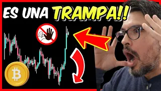 ⚠️ALERTA⚠️TRAMPA... MANIPULACIÓN... en BITCOIN❗️❗️| Análisis/Noticias BITCOIN hoy