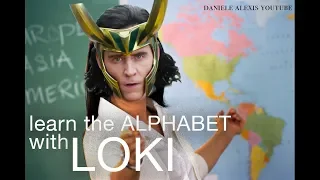learn the alphabet with loki