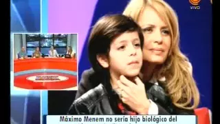 Máximo Menem no sería hijo biológico del expresidente y Cecilia Bolocco 12 02 2015