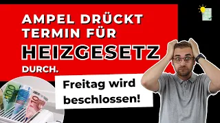 HEIZUNGSGESETZ kommt am FREITAG!!!| Steuerberater Roland Elias