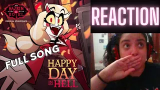 HAZBIN HOTEL REACTION // "Happy Day in Hell" FULL SONG