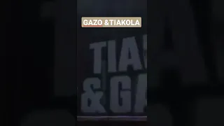 Gazo et Tiakola sur scène Les Flammes